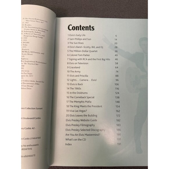 Elvis His Life In Pictures And Music Hardcover Book With CD By Michael Heatley & - Picture 4 of 6